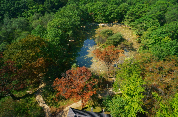 장릉(章陵)의 연지 전체 모습
